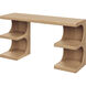 Catrine 60 X 18 inch Rustic Oak Desk